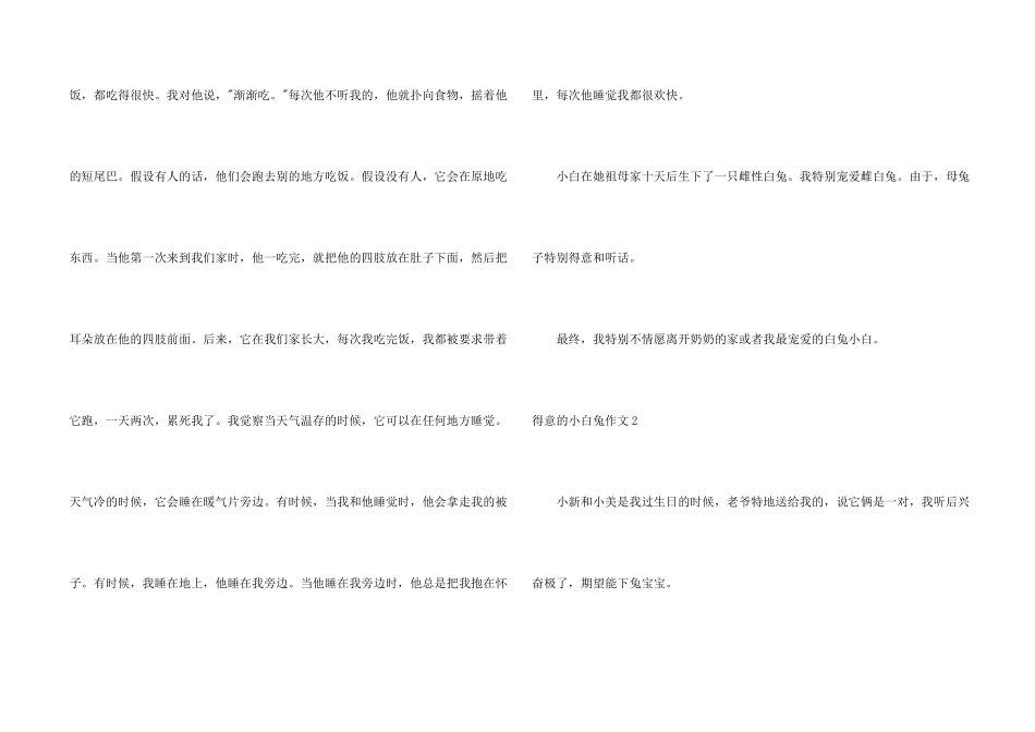 可爱的小白兔_第2页