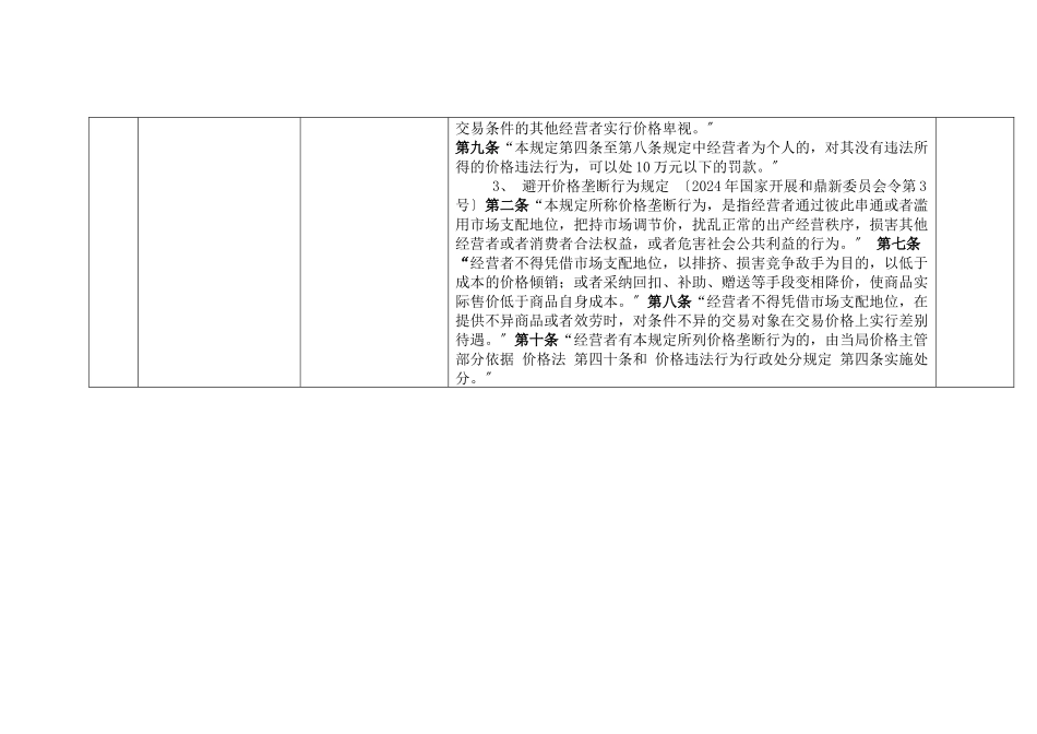 台山市物价局行政执法职权核准界定一览表_第2页