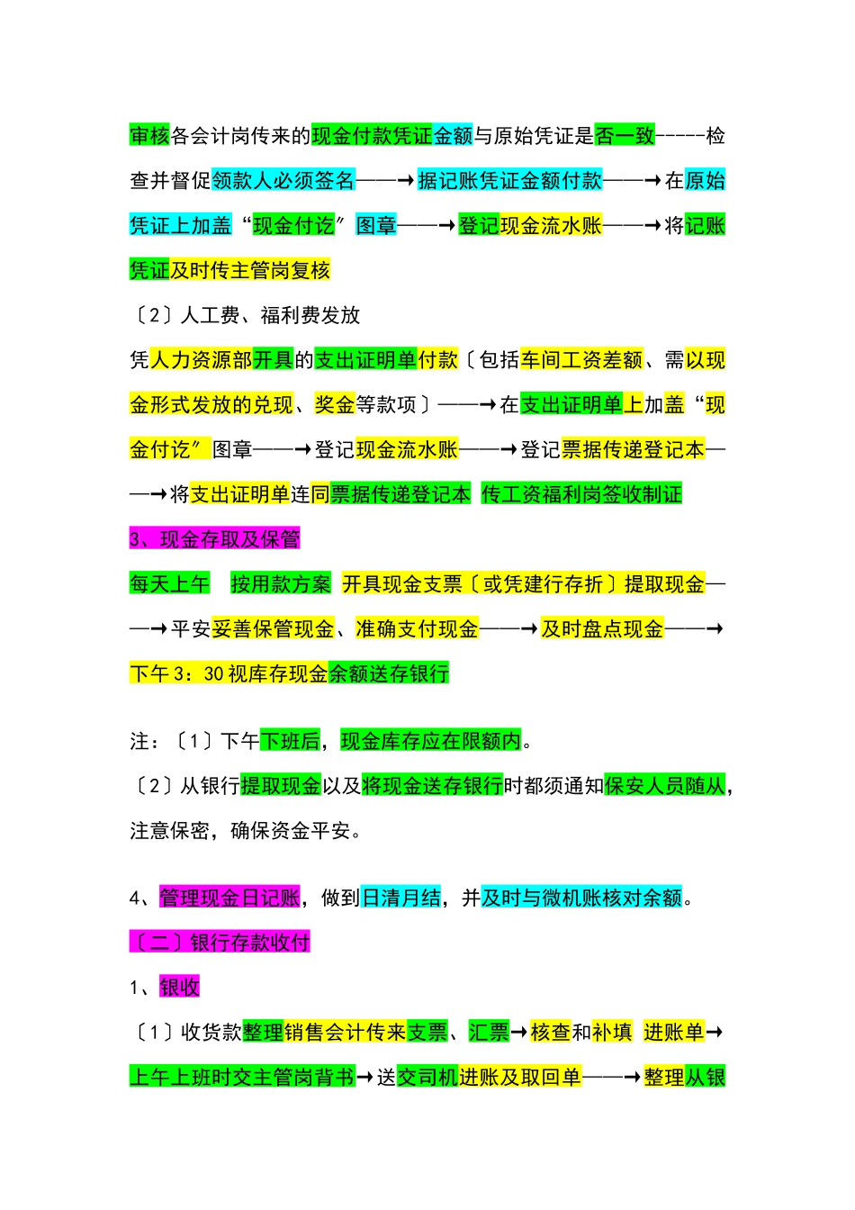 史上最详细、实用的各种岗位会计、出纳工作流程以及报_第2页