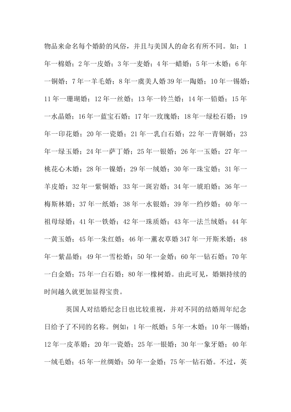 各国结婚纪念日风俗_第2页