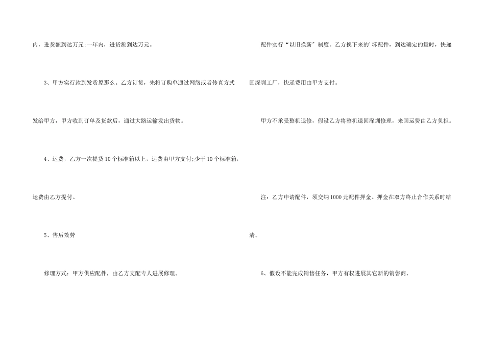 合作销售合同2024专业版_第2页