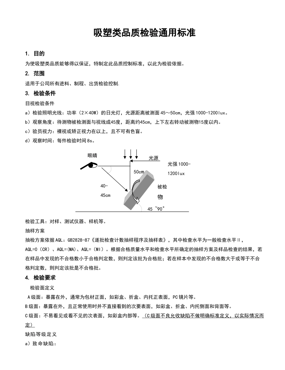 吸塑类检验标准_第2页