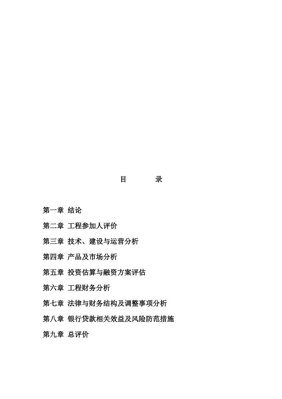 商业银行项目融资评估报告_第3页