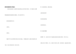 商用房屋租赁合同格式