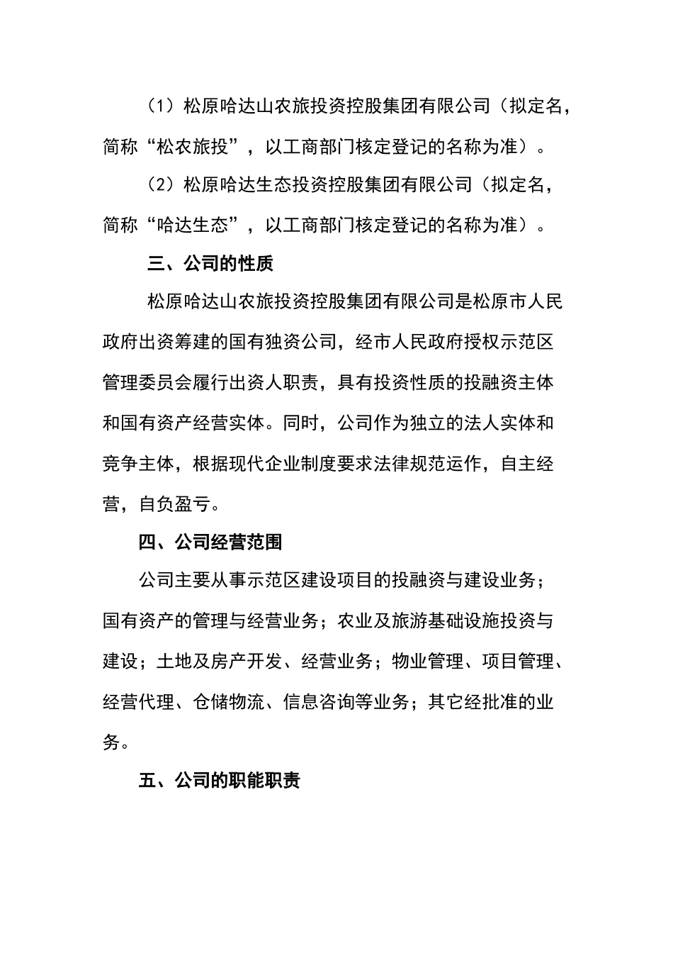 园区投融资平台公司组建方案_第2页