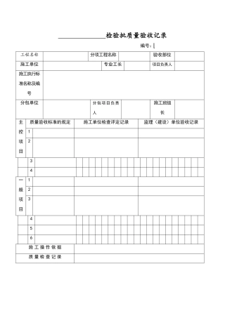 园林绿化检验批质量验收记录表格全套规范