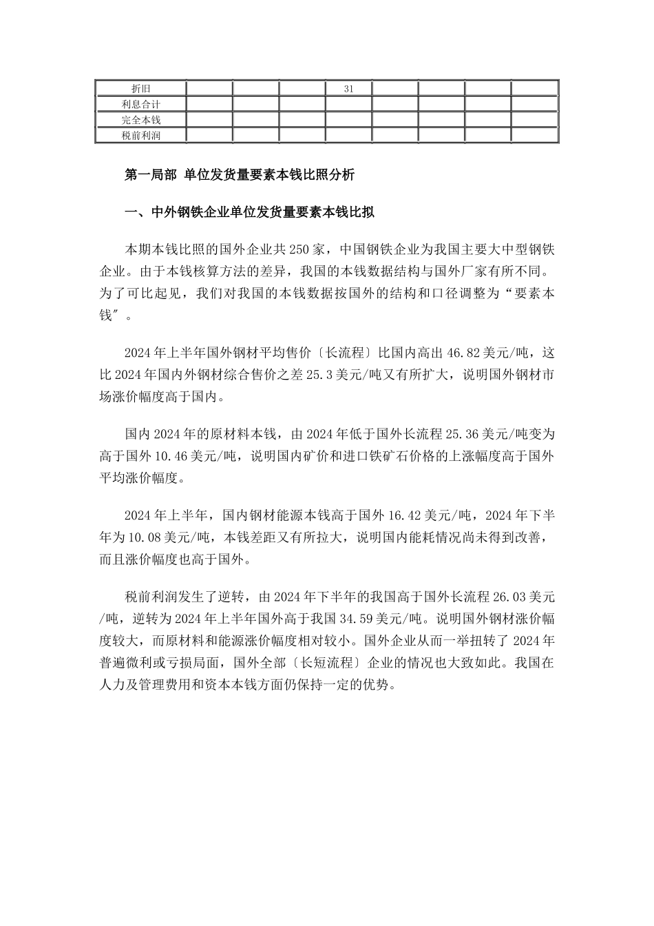 国内外钢铁成本分析_第3页