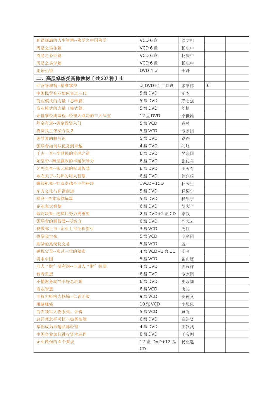 国学培训类音像教材_第3页