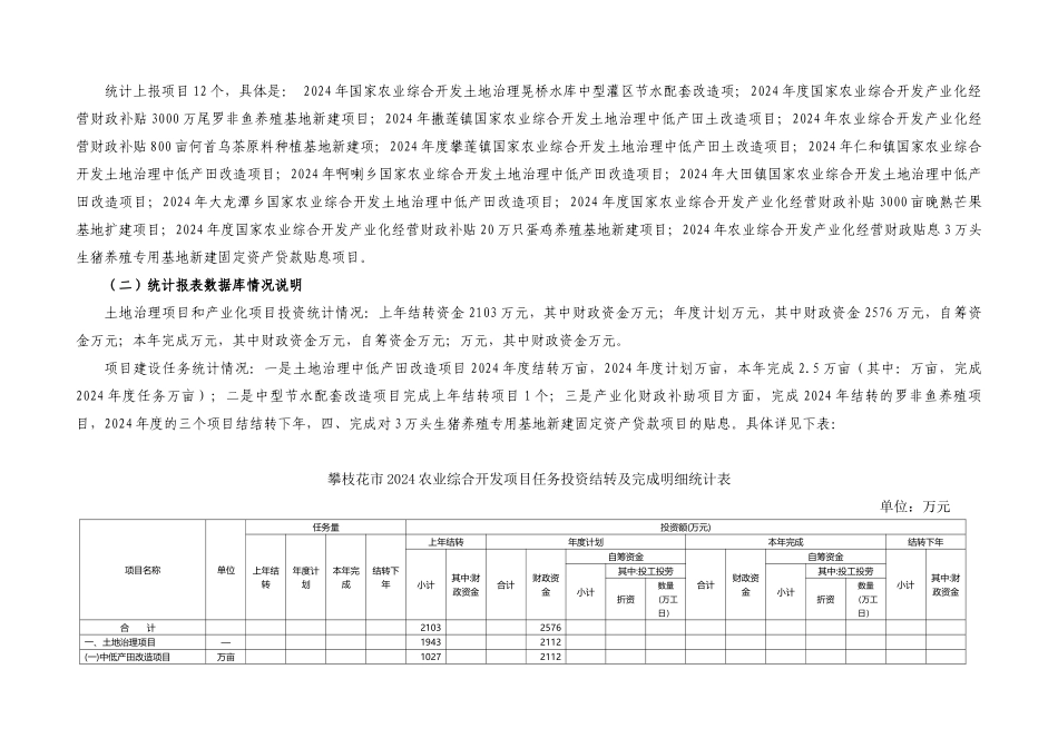 国家农业综合开发统计报表说明_第3页