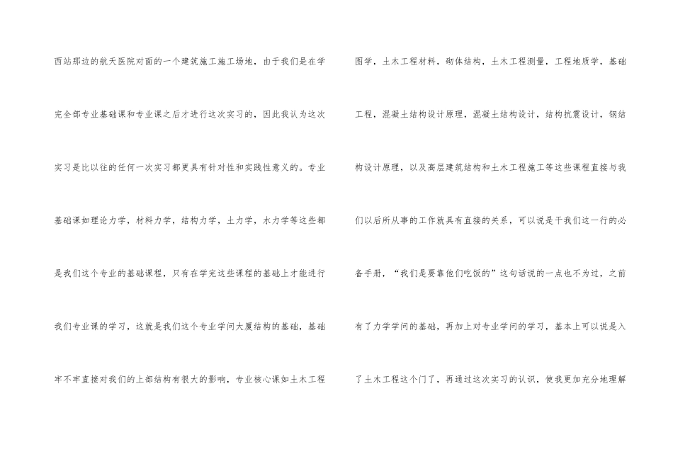 土木工程实习总结五篇_第3页