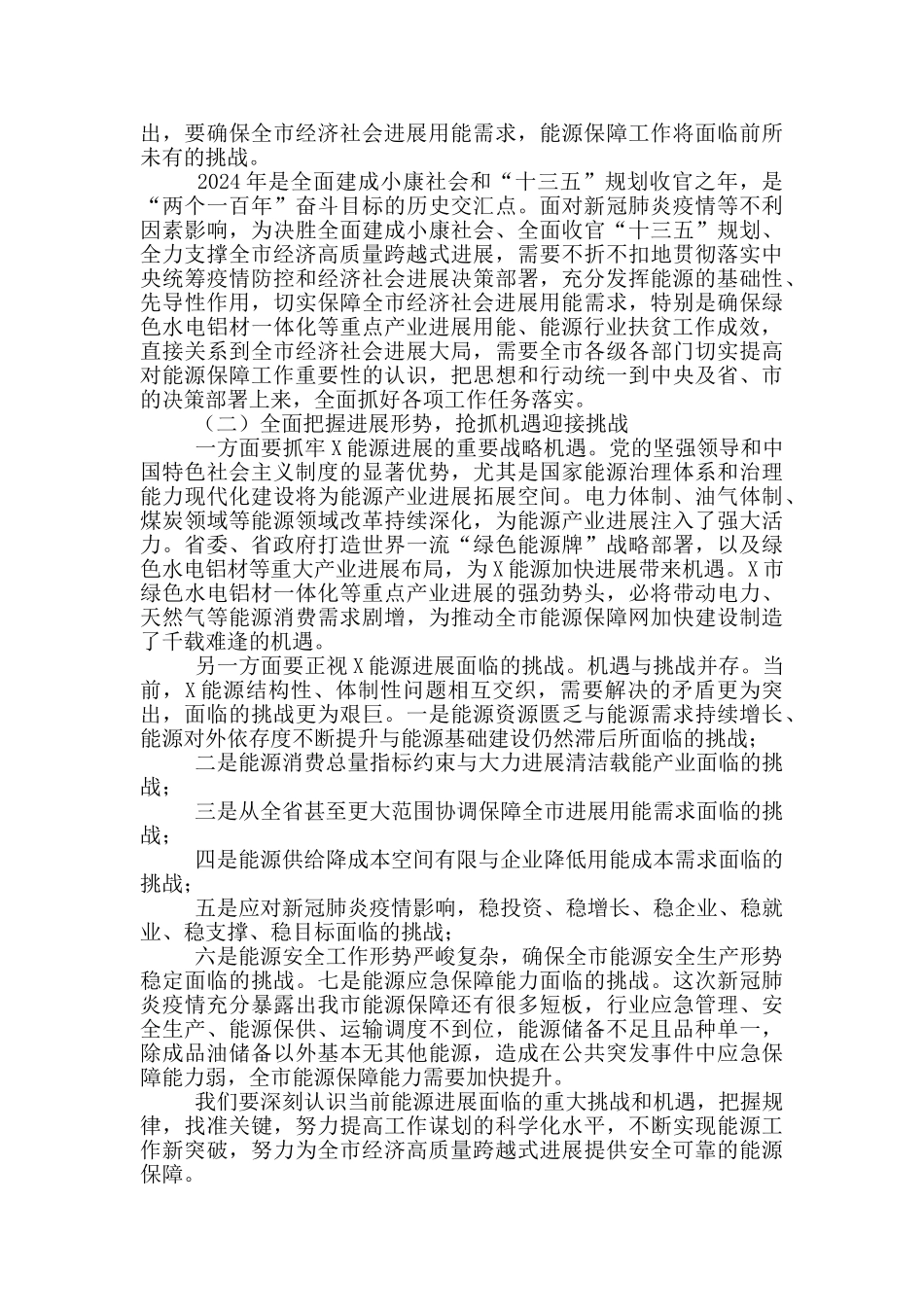 在2024年全市能源工作会议上的讲话_第2页