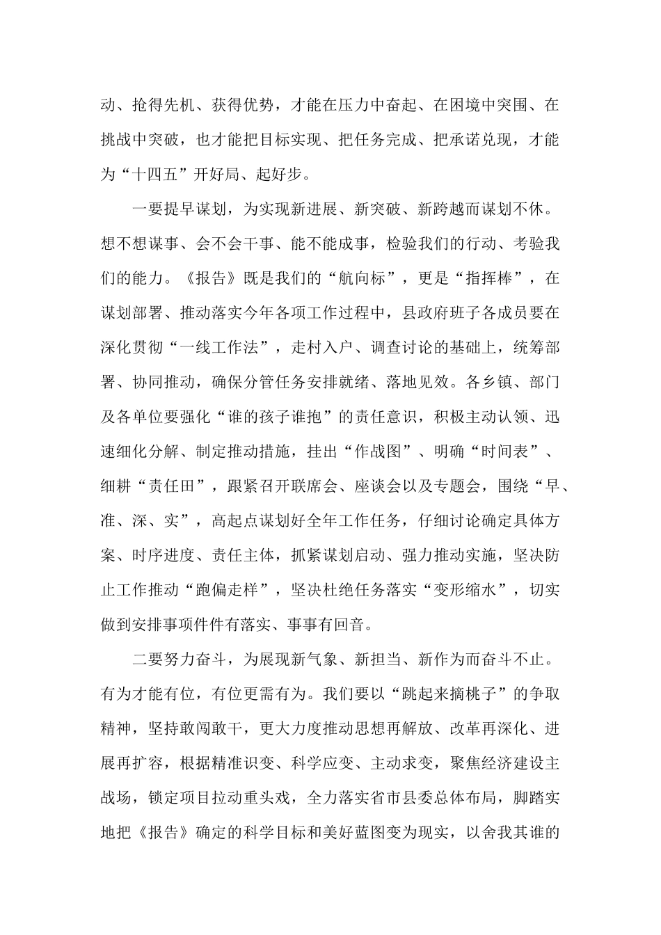 在县政府2024年全体会议暨廉政工作会议上的讲话_第2页