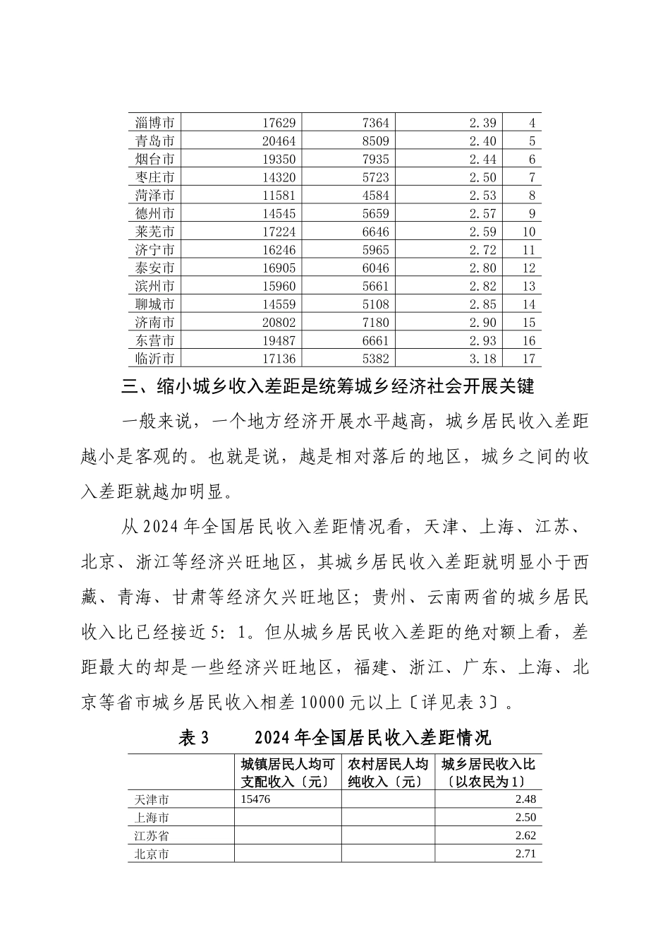 城乡收入差距与城市化进程的关系_第3页