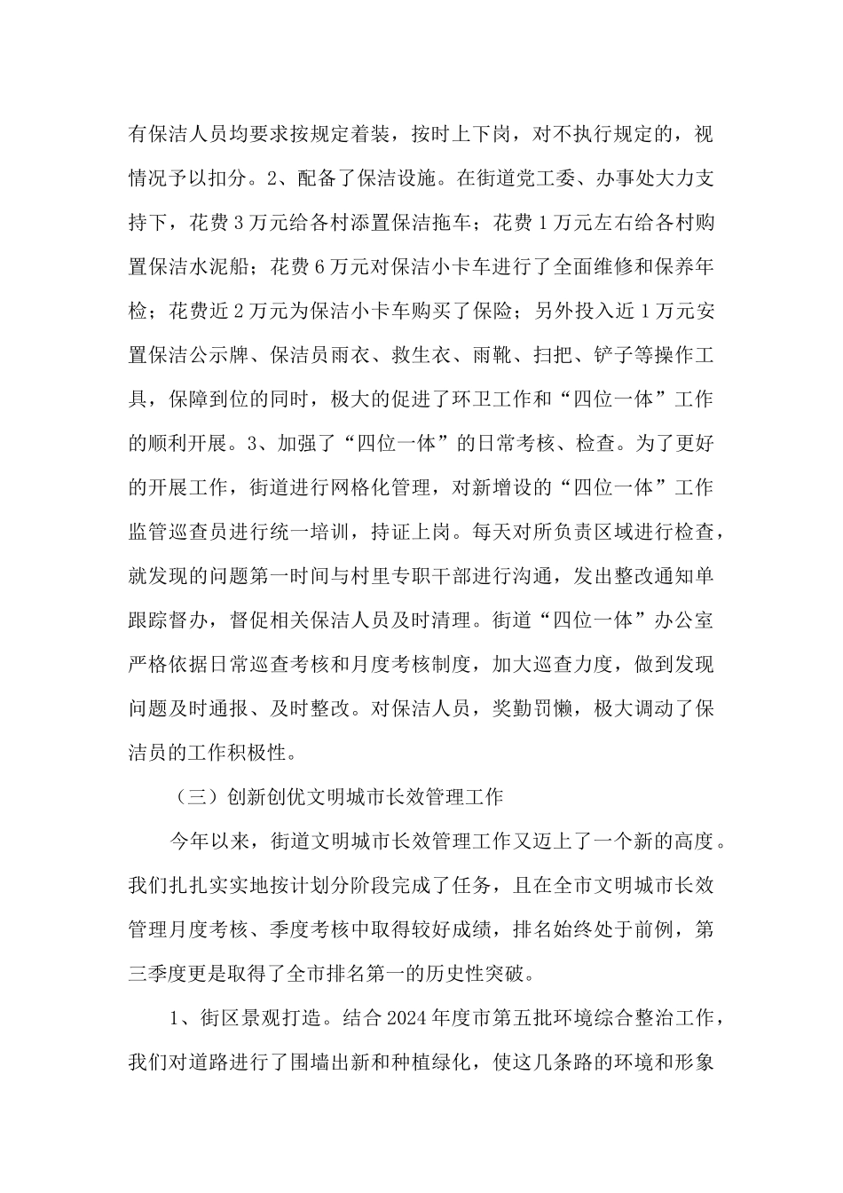 城管环卫工作总结及2024年工作计划_第2页