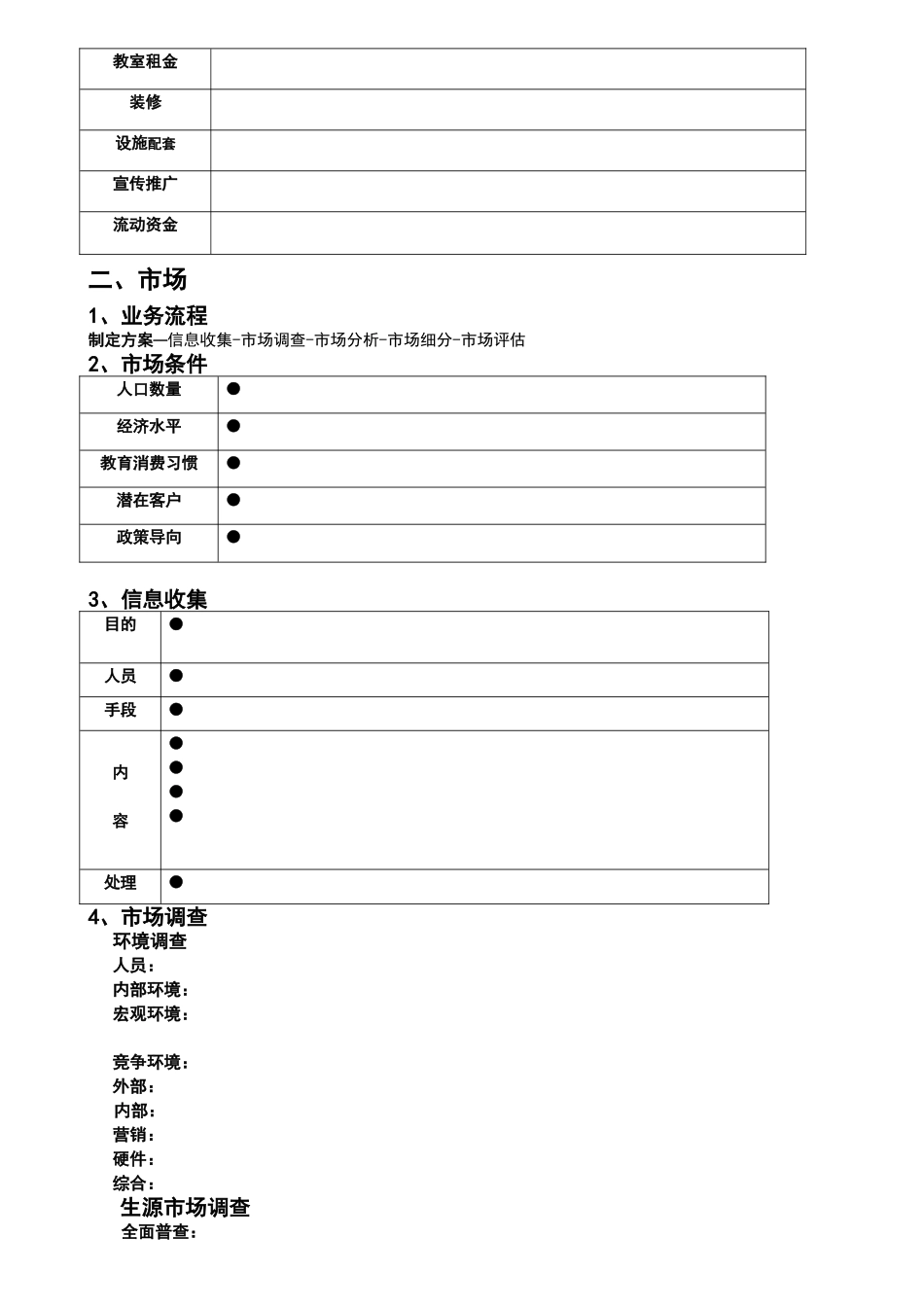 培训学校筹建方案_第2页