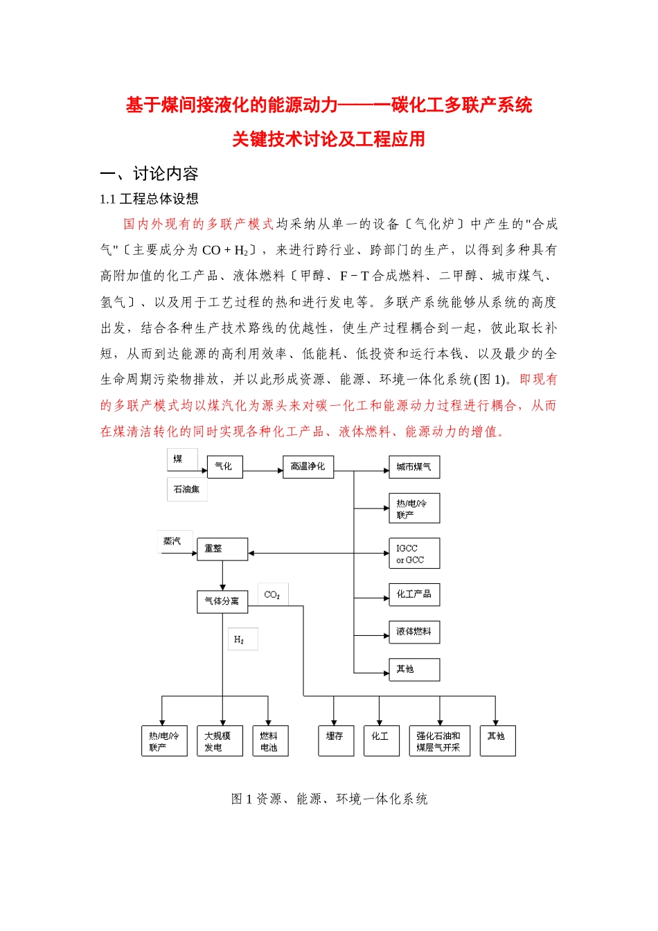 基于煤间接液化的化工_第1页