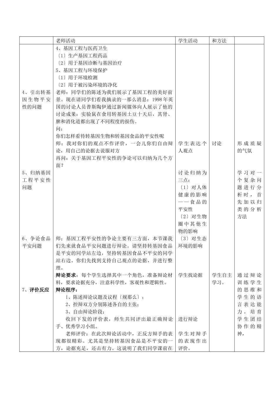 基因工程的应用及安全性_第3页