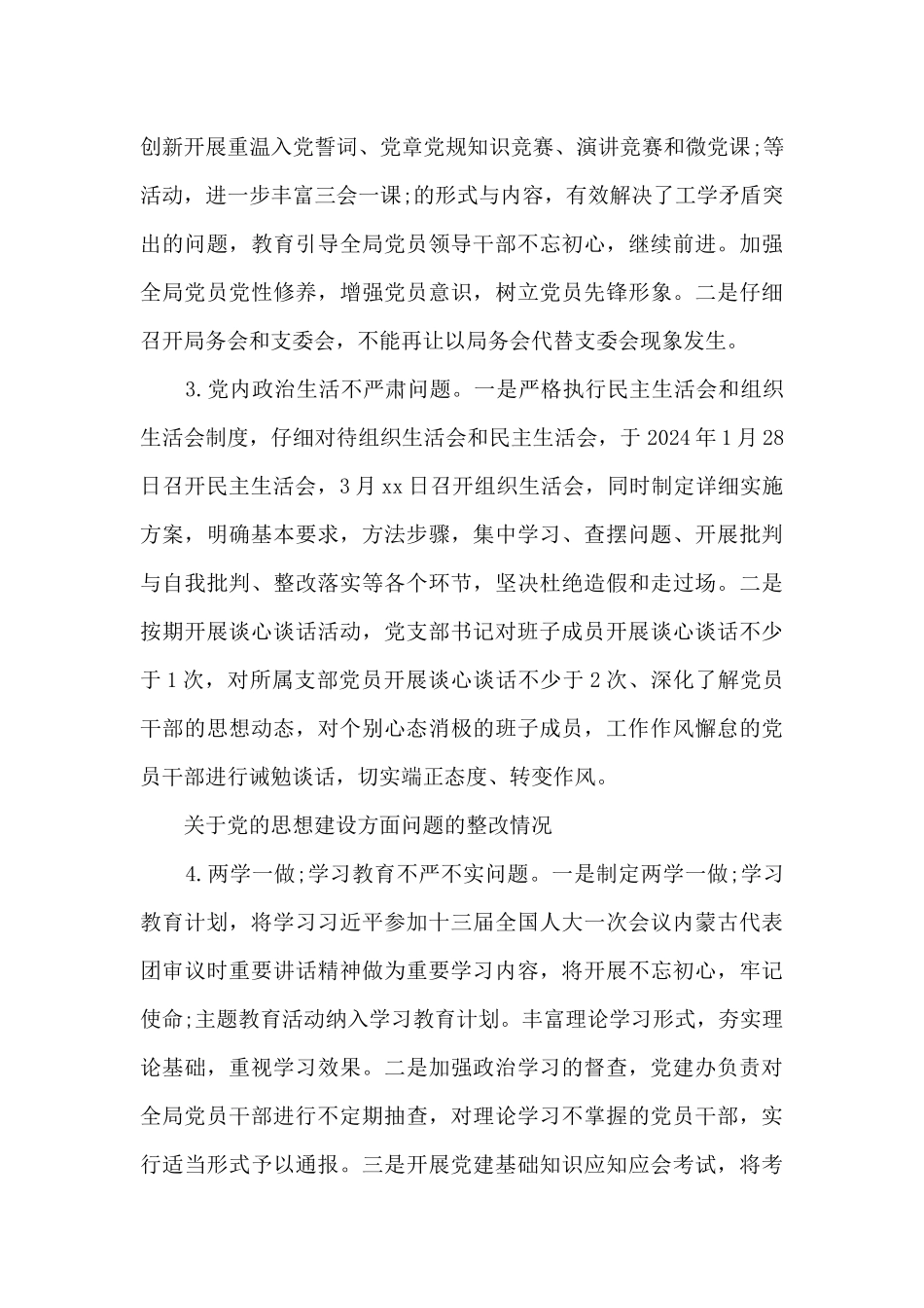 基层党支部的巡察报告_第3页