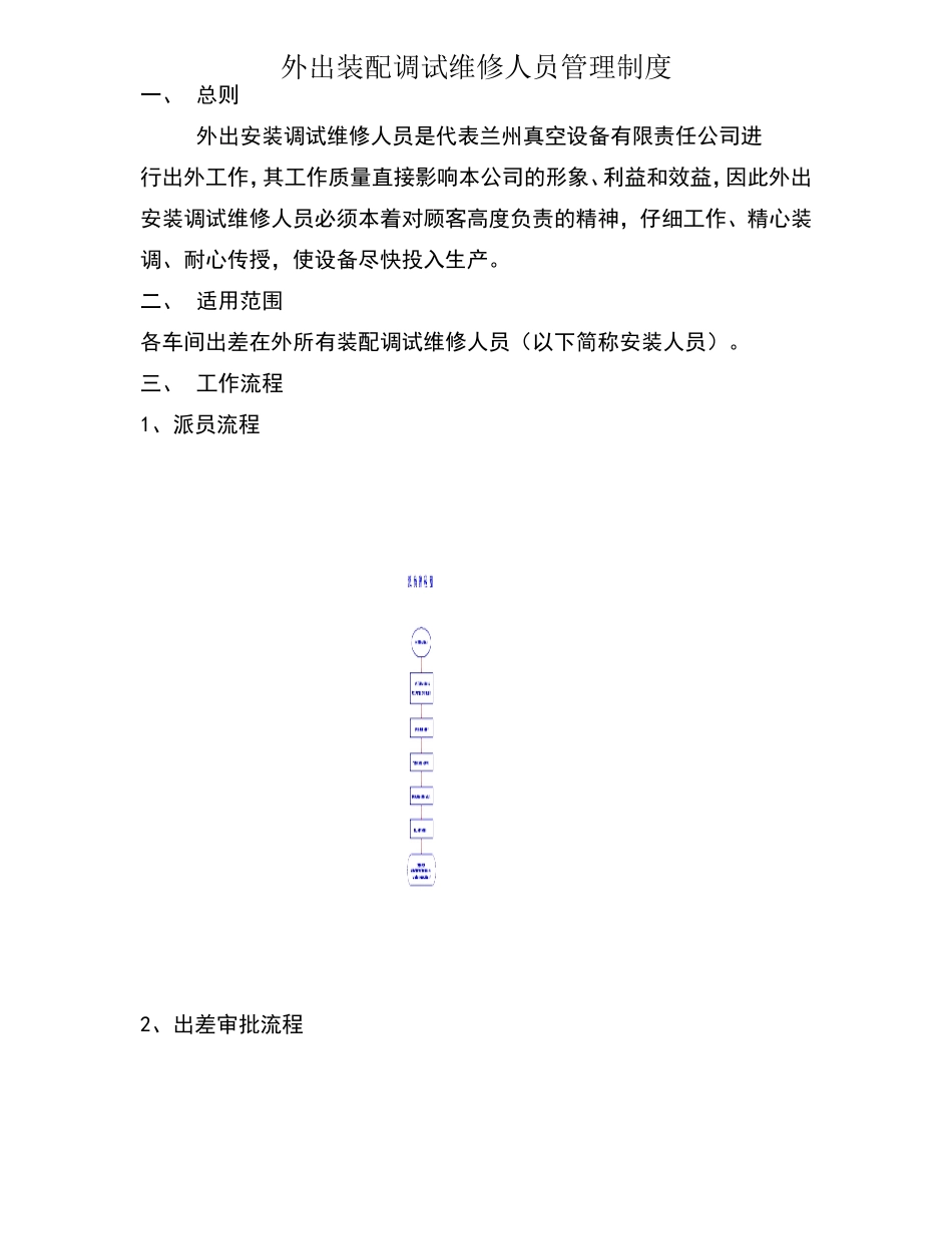 外出装配调试维修人员管理制度_第1页