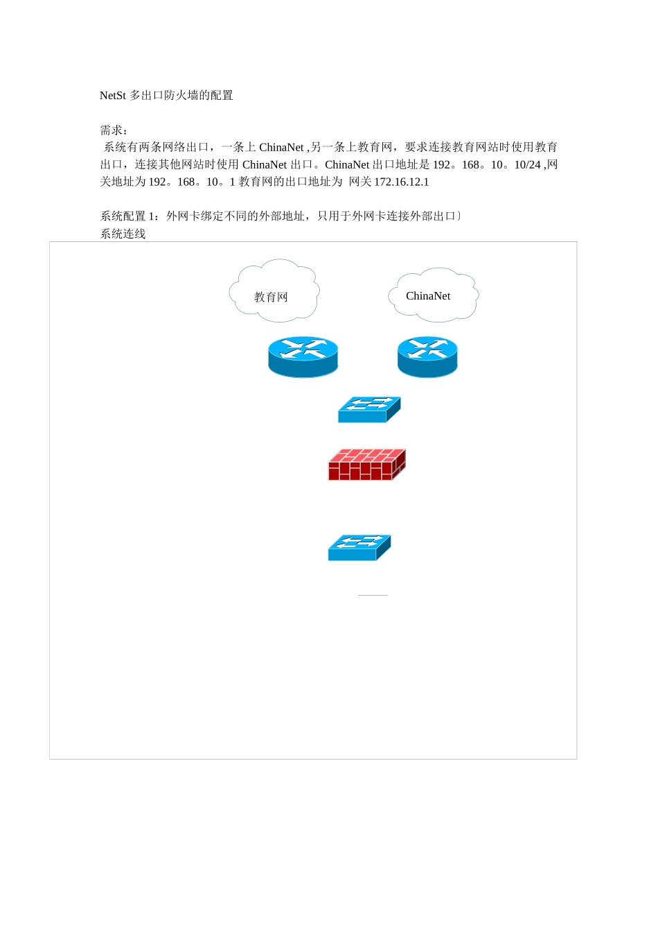 多出口防火墙的配置_第1页