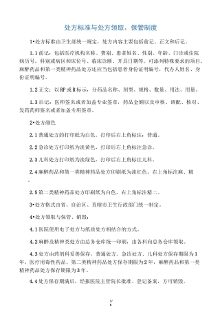 处方管理制度