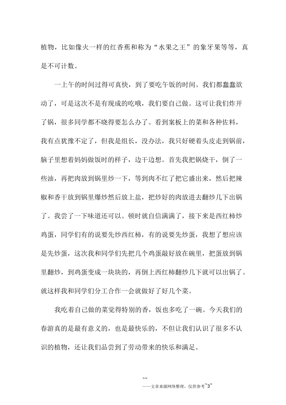 多彩的活动作文六篇_第3页