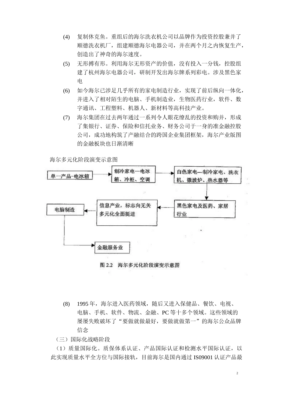 案例海尔与三星战略发展道路及战略选择比较_第2页