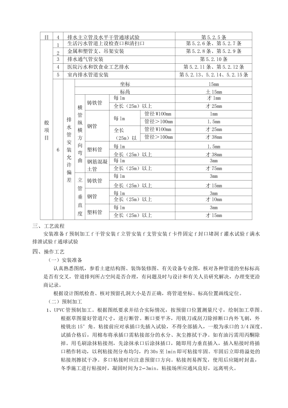 室内排水管道安装工程_第2页