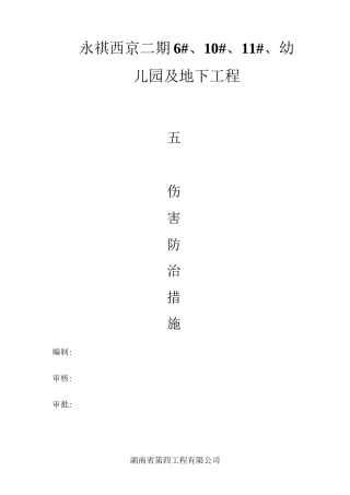 五大伤害专项方案