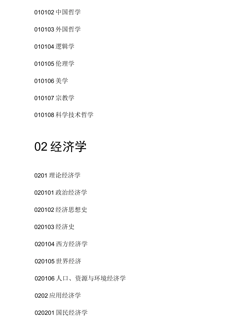 大学专业目录大全_第2页