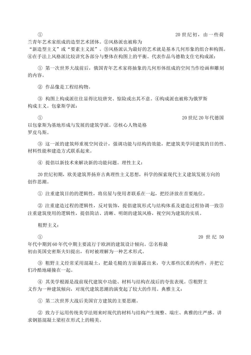 外国近现代建筑史背诵版_第3页