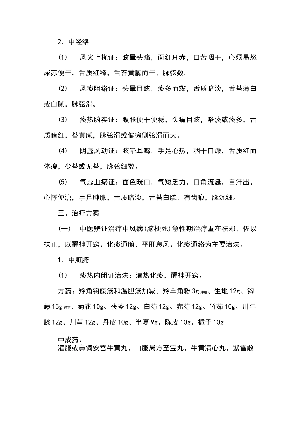 中风优势病种诊疗方案_第3页