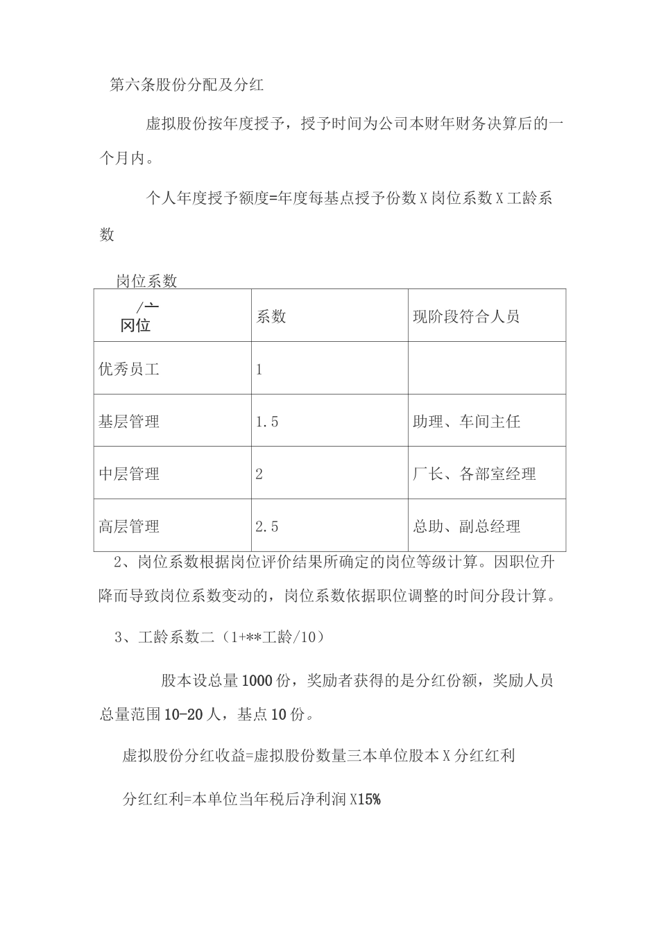 某公司虚拟股权制度_第3页