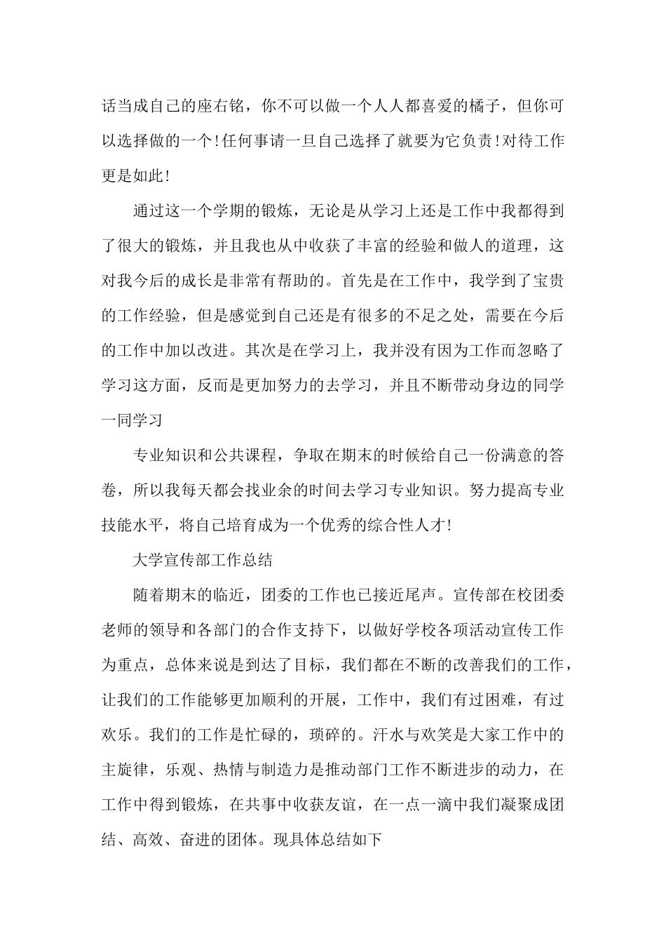 大学宣传部工作总结_第3页