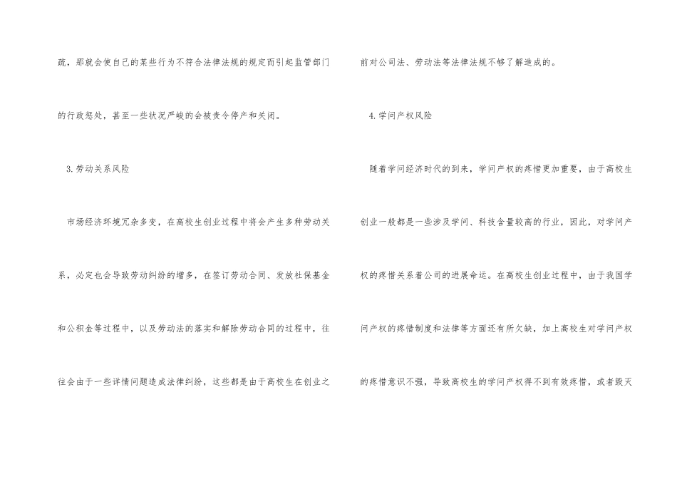 大学生创业法律风险防范措施_第2页