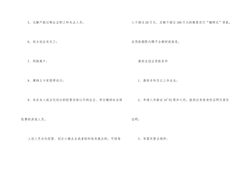 大学生创业补贴的申请条件_第2页