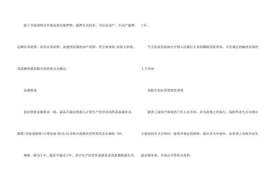 大学生创业贷款条件_第3页