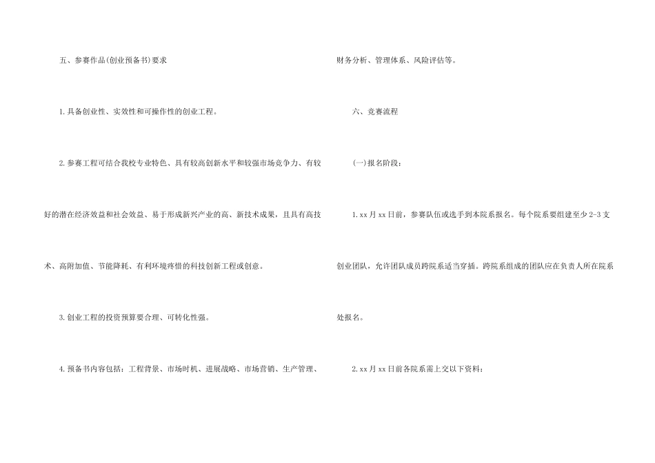 大学生创意创业大赛策划书_第2页
