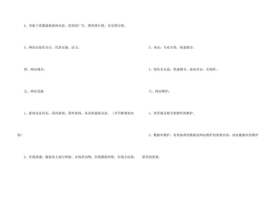 大学生校园网站创业计划书_第3页