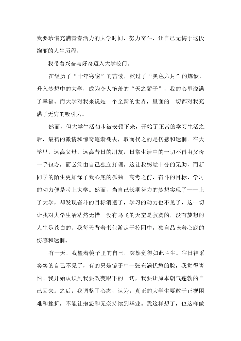 大学生活的心得体会_第3页