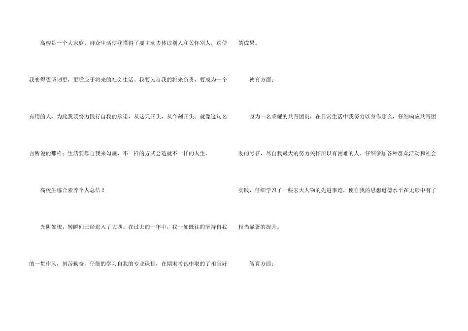 大学生综合素质个人总结5篇_第3页