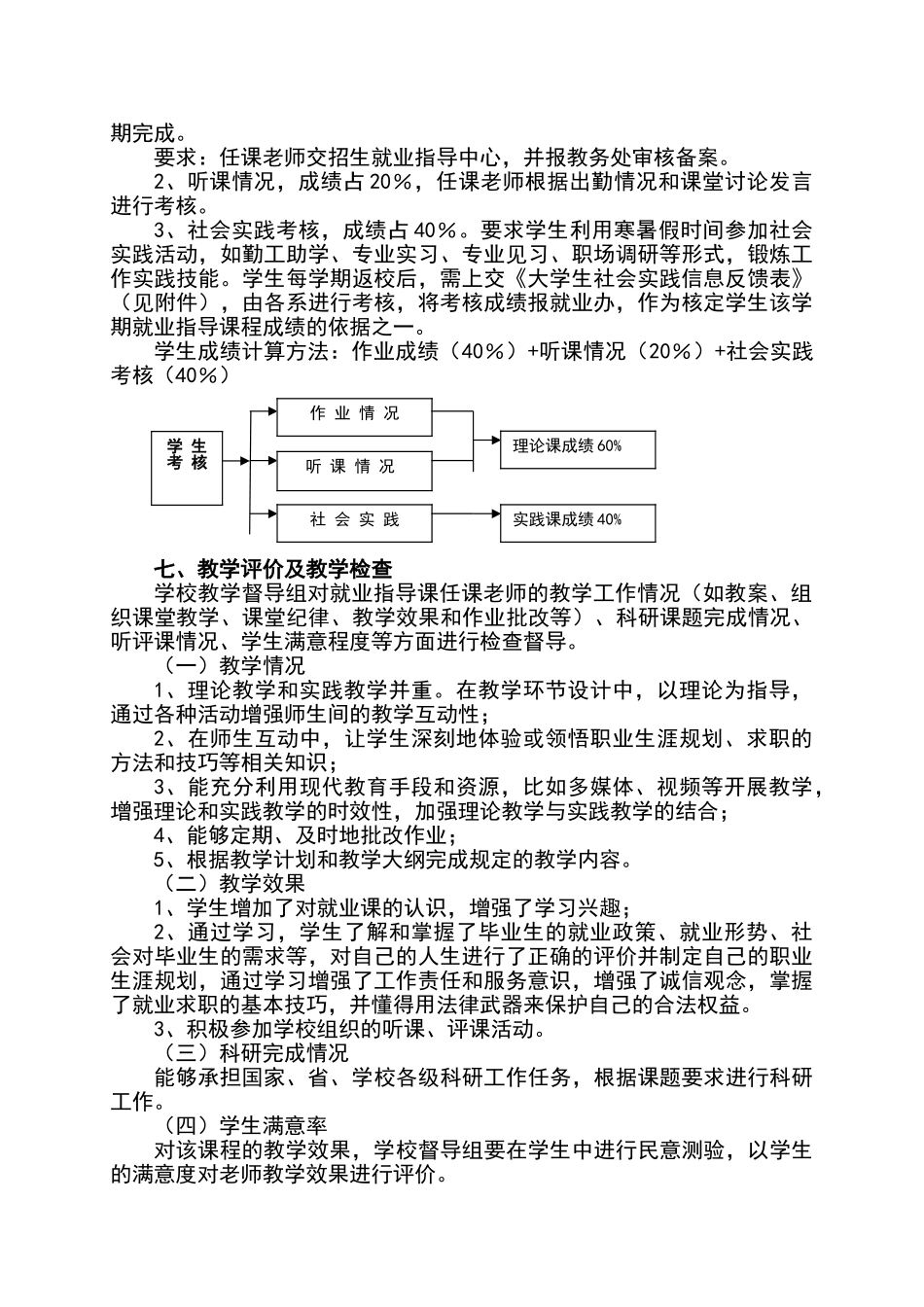 大学生职业发展与就业指导课程实施方案_第3页