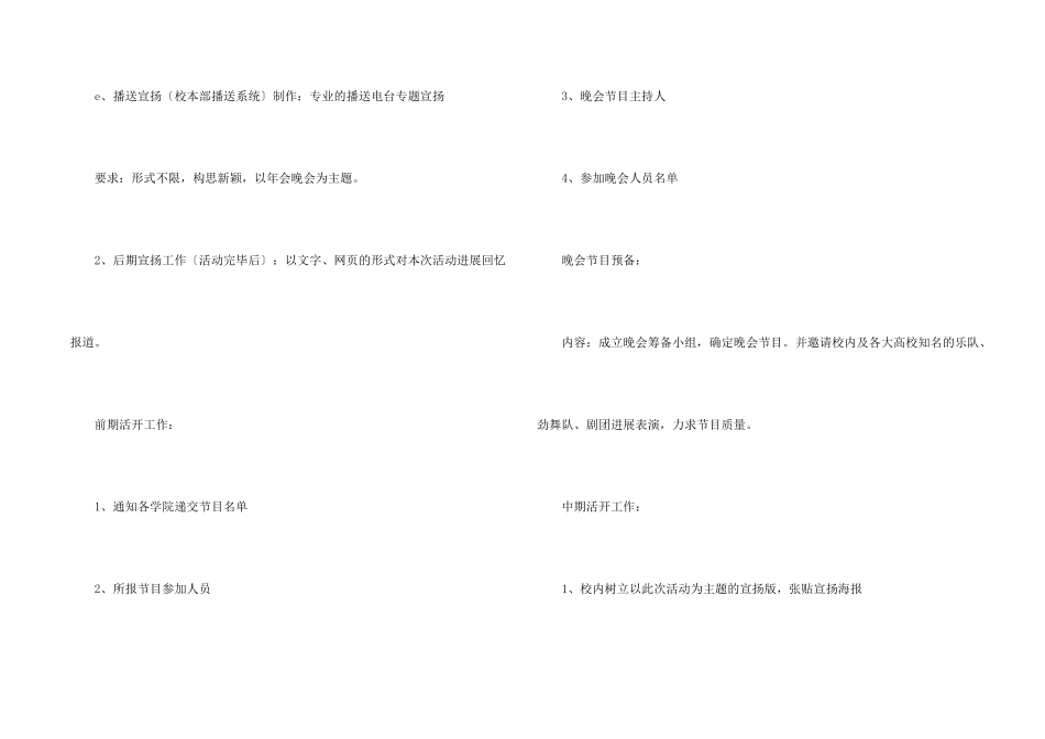 大学的春节晚会策划书_第2页