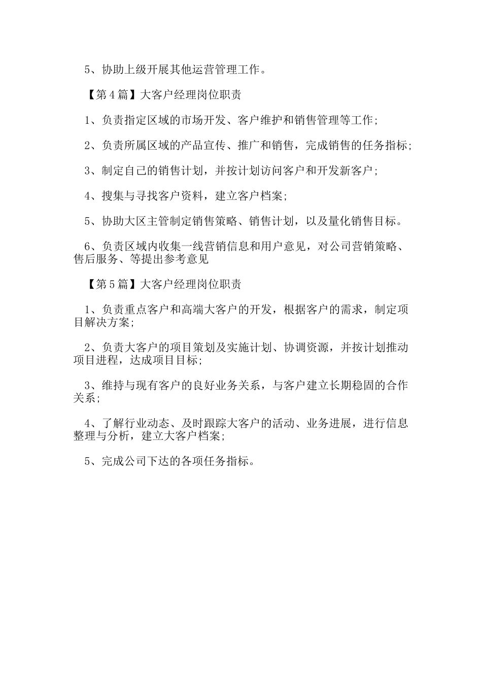 大客户经理岗位职责_第2页