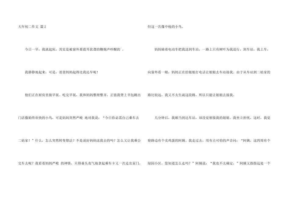 大年初二三篇_第3页