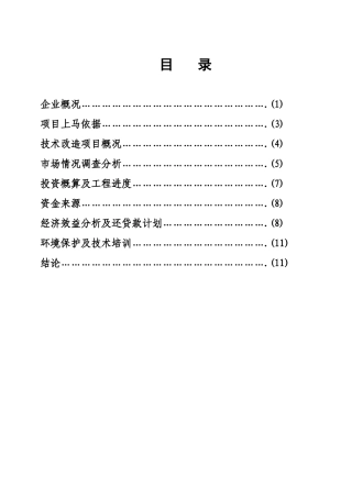 汽车玻璃厂可行性分析报告