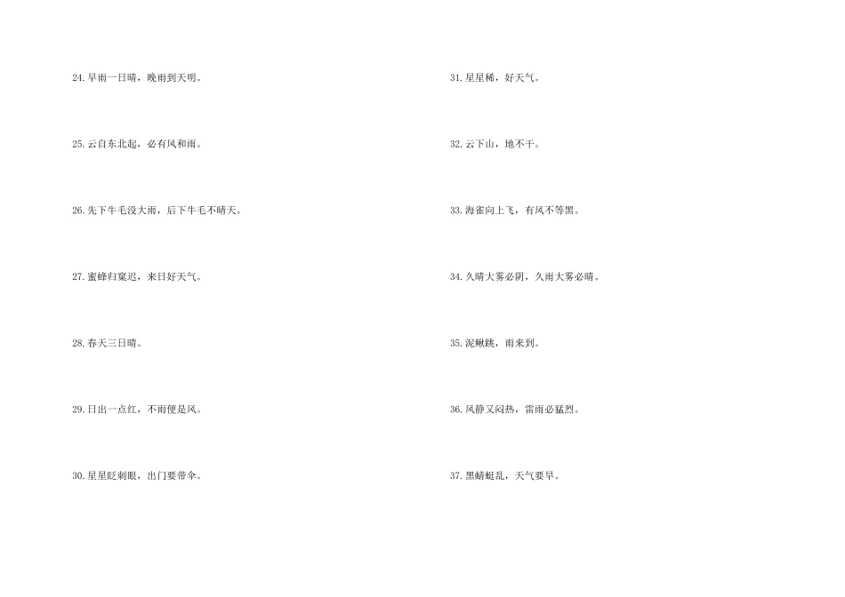 大自然的谚语9篇_第3页