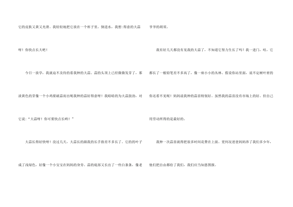 大蒜500字合集10篇_第3页