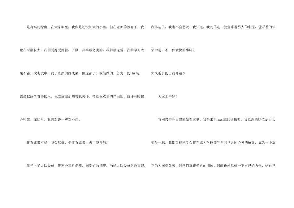 大队委员的自我介绍_第2页