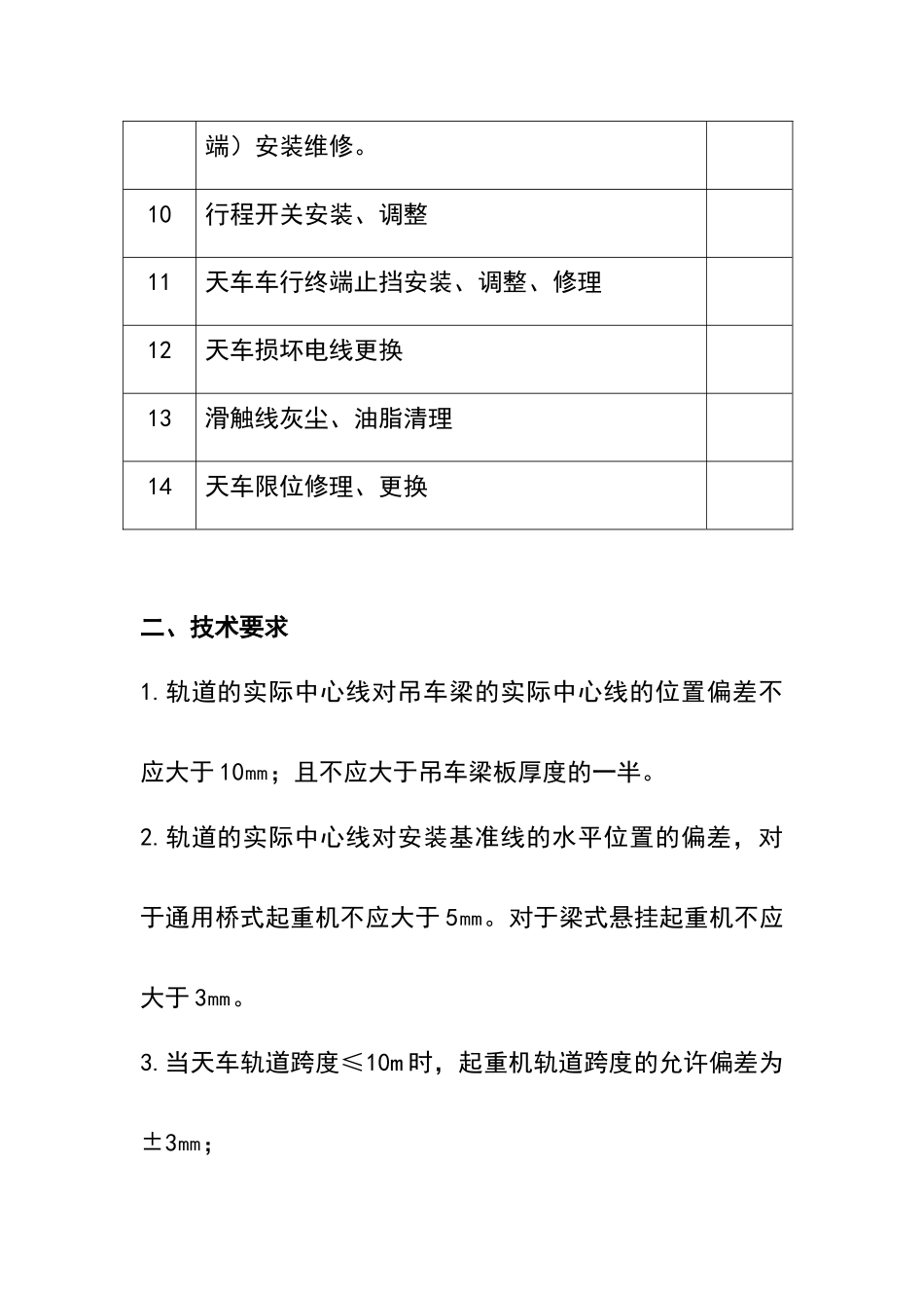 天车及轨道安装技术要求_第2页